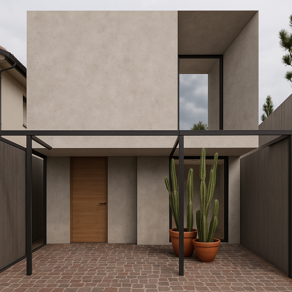 Rumah Minimalis Industrial