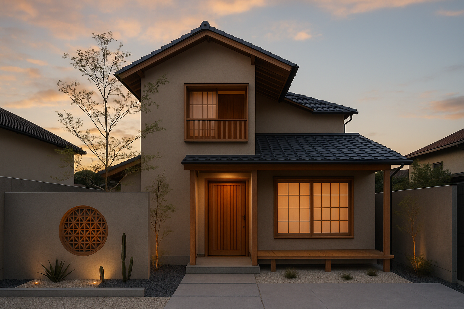 Rumah Minimalis Japandi