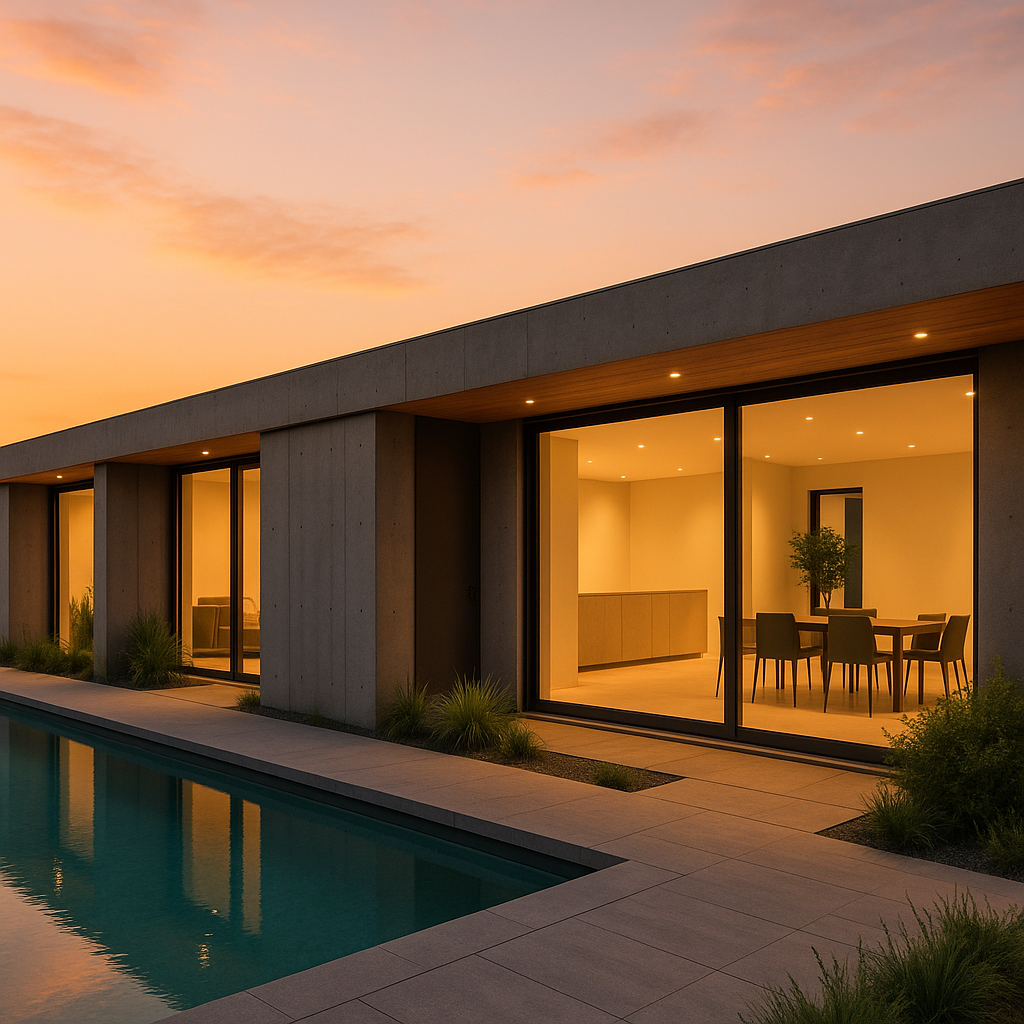 Rumah Minimalis Modern Memanjang