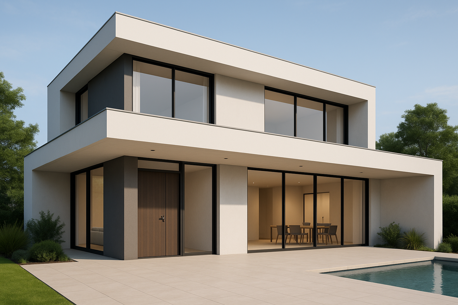 Rumah Minimalis dengan Teras Luas